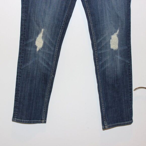 Vigoss Blue The Thompson Tomboy Skinny Jeans Women's Size 31X25 - Picture 6 of 15